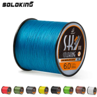 Soloking 500M Fishing Line 4 Strands Braid for Fishing 10-80LB Trout Fishing Line Super Strong Multifilament linhua pesca