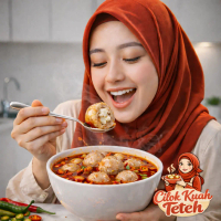 Cilok 25pcs Vacuum – Isi Jando Sapi, Ayam Suwir & Keju | CILOK KUAH TETEH 250gr