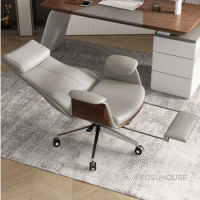 Boss Chair Leather Office Chairs Business Computer Chair Bedroom Furniture High Back Study Lifting Swivel Armchair Gaming Chair