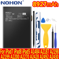 NOHON Tablet Battery For iPad 8 7 5 Air A1484 A2187 A2198 A2199 Replacement Bateria For iPad8 iPad7 iPad5 Air1 A2200 A2270 A2428