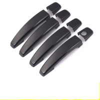 For Chevrolet Cruze 2008-2013 Captiva 2006-2013 Chrome Black Car Door Handle Cover Trim Stickers Styling Accessories