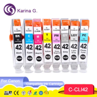 For Canon 42 ink.Compatible ink cartridge for Canon CLI-42 CLI42 CLI 42 cli-42 cli42 for CANON PIXMA Pro-100 PRO-100S Printer