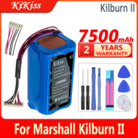 7500mAh KiKiss Battery For Marshall Kilburn II C196A1 7252-XML-SP Bluetooth Speaker with 7-wire Plug