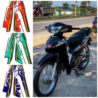 TEM RỜI Crom WAVE ALPHA MẪU HÓT. ĐỦ MÀU. Dán cho Wave 50cc/100cc/110cc Mẫu Mới 2024 vip1