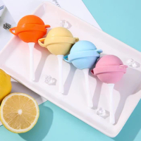 Lollipop Silicone Ice Box Popsicle Mold Mini Ice Cream Maker Ice Mold Household Popsicle Ball Diy Mold Homemade Popsicle Tools