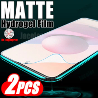 2pcs Matte Hydrogel Film For Xiaomi Redmi Note 10 T S Pro Max 10T 5G 10Pro 10S Note10 Note10S Anti-Fingerprint Screen Protector