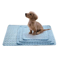 Summer Self Cooling Mat for Dogs Cats Dog Cooling Mat Breathable Pet Crate Pad Portable Washable Pet Cooling Blanket