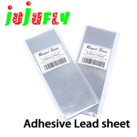 2sheets premium fly tying adhesive lead sheet 5*15cm thickness 0.15mm 0.25mm lead foil lead zonker tape fly tying materials