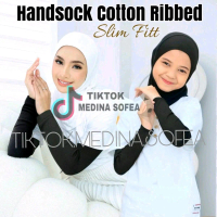 Handsock Ibu Dan Anak Sedondon Cotton Ribbed Slim Fit / Handsock Budak / Handsock Cotton Ribbed