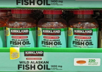 [COSCO代購5] C113415 KIRKLAND SIGNATURE 阿拉斯加野生魚油軟膠囊 230粒
