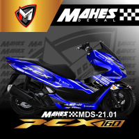 Decal Sticker Honda PCX 160 2021 Fullbody - Dekal PCX160 New Desain MISSION WINNOW MD 21.01