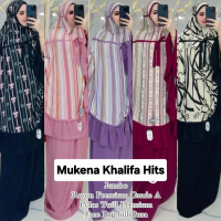 Mukena Khalifa Jumbo Rayon Diamond Twill Premium Free Bag Full Busa