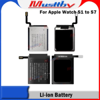 Musttby 2pcs Replacement Battery For Apple iWatch Series SE 3 4 5 6 7 8 Bateria Watch S2 S3 GPS LTE S4 S5 S6 S7 S8 40/41/42/44MM