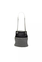 Chanel 二手香奈兒 CC 網眼小牛皮水桶包