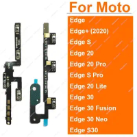 On OFF Key Power Volume Buttons Flex Cable For Motorola MOTO Edge S 20 Pro 20 Lite Edge S30 30 Neo Fusion Edge+ Plus 2020