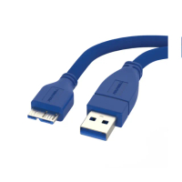 【POLYWELL】USB3.0 Type-A公對Micro-B公 5Gbps高速傳輸線 2M