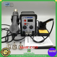 Kits Solder Uap SMD Desoldering Heat Gun +Solder dgn Station 220V/700W