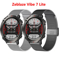 22mm Mesh Watch Band for Zeblaze Vibe 7 Lite Pro Bracelet Wrist Strap Loop for Zeblaze Vibe 7 Watchband Accessories