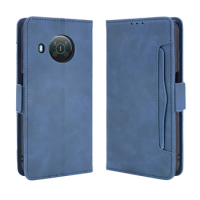 For Nokia X100 X10 X20 Case Premium Leather Wallet Leather Flip Multi-card slot Cover For Nokia 100 NokiaX10 NokiaX20 Phone Case
