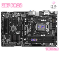 For Asrock Z87 PRO3 Motherboard 32GB 2*PCI LGA 1150 DDR3 ATX Z87 Mainboard 100% Tested Fully Work