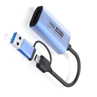 USB Audio Video Capture Card HD Capture Card Game Live Recording Video Collector