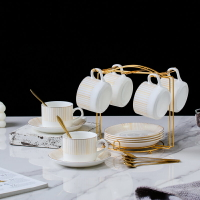 TUF4歐式陶瓷咖啡杯碟套裝輕奢小奢華下午茶具簡約杯子辦