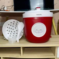 Magic Com Rice Cooker Philips Philip HD3210 HD 3210 Manual 1.8 Liter Anti Lengket Red,MagicCom