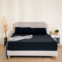 【obis】Icold鑽黑冰晶紗涼感乳膠獨立筒床墊(標準雙人5x6.2尺)