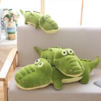 Mainan lembut buaya comel, bantal tidur besar, sangat lembut, anak patung cantik untuk kanak-kanak p
