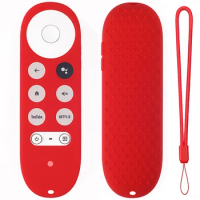 TV Remote Control Silicone Sleeve Case Protective Skin Shell Cover for Chromecast with for Google TV 2020