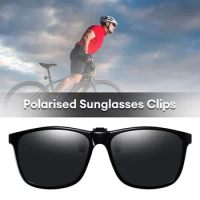 Polarized Flip Up Clip on Sunglasses Fishing Men Photochromic UV400 Driving Sun Glasses Color Change Fishing Sunglasses