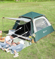 戶外帳篷 帳篷戶外折疊野營加厚防雨全自動速開野外露營野餐郊游裝備 快速出貨