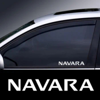 for Navara Sticker Windshield Logo For Nissan Frontier Navara D40 Logo Emblems Windshield Letters Nameplate Car Stickers 2005-On