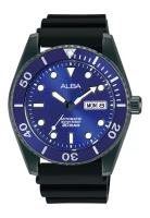 ALBA PHILIPPINES Blue Dial Silicone Strap Date Display AL4361X1 Quartz Men's Watch