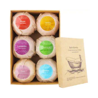 Bath Bomb Pack Gift Set Bath Salt Balls Essential Oil Bath Bombs for Moisturizing Skin Fizzy Spa Bath Bubble Bomb Aromatic Odor
