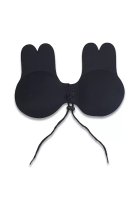 PINK N' PROPER 黑色跨境兔耳防凸點提胸貼 矽膠提拉乳貼防下垂隱形文胸
