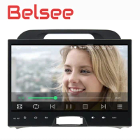 Belsee for Kia Sportage 2 Din Android 8 car radio stereo head unit Octa Core 4GB Ram GPS Navigation WiFi Bluetooth IPS Screen