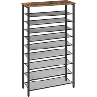 10-Tier Shoe Rack, Shoe Organizer for Closet, Entryway, Large Capacity Shoe Shelf, for 36-40 Pairs of Shoes