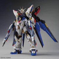 1/100 Mgex Strike Freedom Action Figure Mg Sotsu Sunrise Figures Kit Action Toy Collectible Robot Kits Models Toys Kids Gifts
