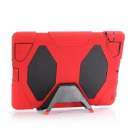 3 in 1 Hybrid Plastic+Silicon Heavy Duty Shockproof Dual Layer Rugged Military Armor Back Cover Case For apple iPad 2/3/4