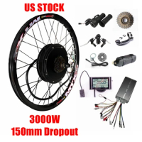 NBpower 72v 3000w 150mm Dropout Electric Bike Conversion Kit EBike Conversion Kit with Sine Wave Controller Alarm&amp;Lock Function