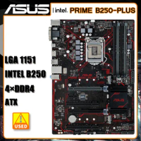 LGA 1151 Motherboard ASUS PRIME B250-PLUS Motherboard DDR4 64GB USB3.1 SATA III PCI-E 3.0 M.2 For 7th/6th Gen Core i7/i5/i3 cpus