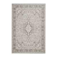 VEDBÄK 短毛地毯, 淺灰色, 133x195 公分