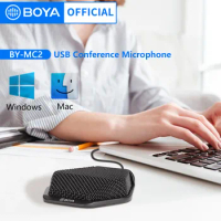 BOYA BY-MC2 USB Condenser Desktop Conference Computer Microphone with 180 Degree / 20' Pickup Range for Windows &amp; Mac &amp; Laptop