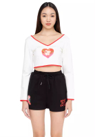 Zalora Studios ZALORA Studios x Howie Kim V-Neck Top