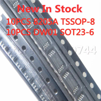 20PCS/LOT DW01+ 8205A TSSOP-8 (8205A10PCS+DW01 10PCS ) combination SOP23-6 battery protection chip F