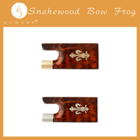BOWORK Snakewood Violin Bow Frog 44 Violin Fiddle Replacement Violin Bow Parts
