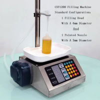 Liquid Filling Machine Weighing Peristaltic Pump Small Automatic Quantitative Perfume Glue Mct Oil, Milk, Water, Juice