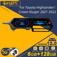 For Toyota Highlander/Crown Kluger 2021 2022 Android Car Radio 2 Din Stereo Receiver Autoradio Multimedia Player GPS Navi Head