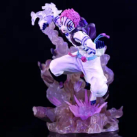 18cm Anime Figure Demon Slayer Akaza PVC Action Figure Figuarts Battle Upper Rank 3 Kimetsu No Yaiba Figurine Model Doll Toy